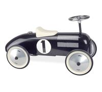 Vilac Porteur voiture Ma voiture de course vintage en métal noir – À partir de 18 mois