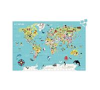 Vilac - Puzzle Carte du Monde de 500 pièces - Jeu Apprentissae - A partir de 8 Ans - 7619