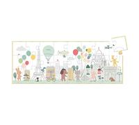 Vilac - Puzzle en Bois - Escapade à Paris - Sarah Betz - Montessori - stimule la Coordination - motricité et résolution de problèmes chez Les Tout-Petits - Univers poétique et éducatif