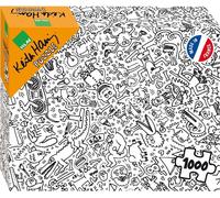 Vilac - Puzzle 1000 pièces - Keith Haring - stimule la Coordination - motricité et résolution de problèmes - Univers poétique et éducatif - A partir de 8 Ans, Multicouleur