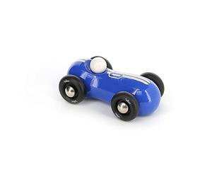 Vilac- Streamline Petit modèle Bleu - Voiture en Bois laqué pour Enfant - A partir de 3 Ans - 2284B, Multicolore