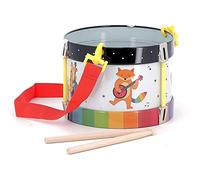 Vilac - Tambour Arc-en-Ciel - Andy Westface - Instrument de Musique - Jouet en Métal et en Bois - Iniation aux Sons et Rythmes - Sangle Réglable - pour Enfants à Partir de 3 Ans