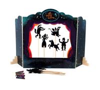Vilac - Théâtre d'Ombres La Petite Scène en Bois - 15 Silhouettes Feutrine & Écran Tissu Inclus - Narration, Créativité & Expression - Inspiration Montessori - Cadeau Créatif dès 3 Ans - 4634