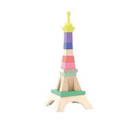 Vilac - Tour en Eiffel en Bois - Jouets Créatif et Educatif pour Enfants - Design Unique - Construction en Bois - Développement de la Coordination Visuelle et Manuelle - Dès 18 Mois