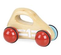 Vilac- Voiture 1er âge Bois Naturel, 2296S, Incolore, 10 x 15 x 8 cm
