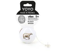 Vilac - Yoyo Ours Blanc - Muséum National d'Histoire Naturelle - Jeu d'Adresse - Décoration - Cadeau - Jouet Traditionnel - pour Enfants à Partir de 5 Ans