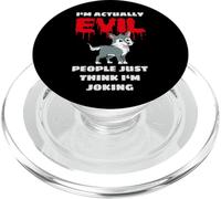 Vilain Bébé Loup I'm Actually Evil Ironie Proverbes Amusants PopSockets PopGrip pour MagSafe