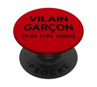 Vilain Garçon Très Très Vilain pour Copain Chéri Mari PopSockets PopGrip Adhésif