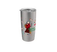 vilain Noël Sorcière Buona Befana Epiphany Gobelet isotherme en acier inoxydable double paroi