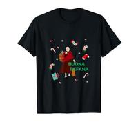 Vilain Noël Sorcière Buona Befana Epiphany T-Shirt Graphique avec Valeur