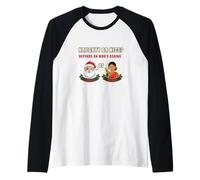 Vilain ou Gentil, ça dépend de Qui Demande à Amma ou au Père Noël de façon drôle Manche Raglan