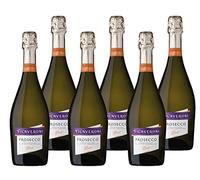 Vilaveroni - Prosecco DOC Brut - Vin Pétillant Italien - Lot de 6 bouteilles x 75cl