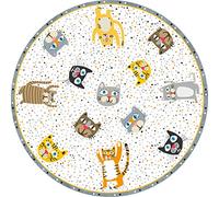 Vilber Kids Alfombra vinilo Infantil Cats Color 10 Diámetro 97 cm. 2 Colores y 5 medidas…