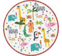 VILBER KIDS Alfombra vinilo SELVA COLOR 10. Diámetro 52 cm