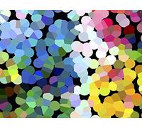 Vilber New Look Dots Tapis en Vinyle Multicolore 153 x 200 x 0,2 cm