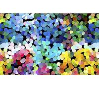 Vilber New Look Dots Tapis, Vinyle, Multicolore, 75 x 120 x 0,2 cm