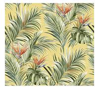 Vilber Papier peint, impression numérique sur tissu non tissé, sans PVC, encres écologiques HP latex. Collection LEAVES. Largeur spéciale de 68 cm x 10 m de long. Couvre 6,80 m². ADRIA.3168 W 62