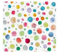 Vilber Papier peint, impression numérique sur tissu non tissé, sans PVC, encres écologiques HP latex. Collection KIDS. Largeur spéciale de 68 cm x 10 m de long. Couvre 6,80 m². DOTS.2535 W-01