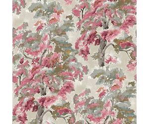 Vilber Papier peint, impression numérique sur tissu non tissé, sans PVC, encres écologiques HP latex. Collection TREES. Largeur spéciale de 68 cm x 10 m de long. Couvre 6,80 m². SAONA.3169 W-04