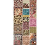 Vilber, Tapis en Vinyle, Patchwork, Couloir, Cuisine, Salon, Maison. Multicolore. des Tailles différentes. Mesure : 40x78 cm. Sharif 01.