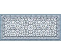 Vilber, Tapis en Vinyle, TANGER DU, 52cm x 120cm x 0.22cm, Bleu