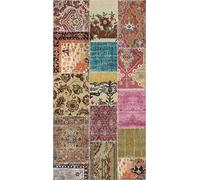 Vilber, Tapis Vinyle, Patchwork, Couloir, Cuisine, Salon, Maison Multicolore. Différentes Tailles. Dimensions : 52 x 100 cm. Sharif 01.