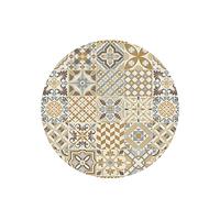 Vilber, Tapis Vinyle Rond Toledo Color 04 Diamètre 97 cm