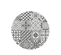 Vilber, Tapis Vinyle Rond Toledo Color 05 Diamètre 78 cm