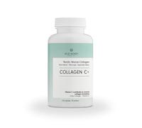 VILD NORD Collagen C+ Capsules - Collagène Marin Hydrolysé & Vitamine C - Complément Femme - Sans Poudre - Peau, Cheveux, Ongles - 120 Gélules