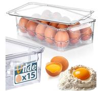 Vilde Boîte à œufs avec couvercle pour 15 œufs