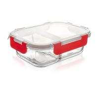 VILDE Boîte de conservation hermétiques en Verre Borosilicaté 550 ml- compatible micro-ondes et lave-vaisselle