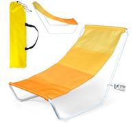 Vilde Chaise longue de jardin, chaise de plage, transportable