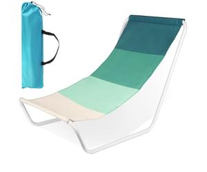 Vilde Chaise longue de jardin, chaise de plage, transportable