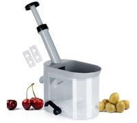 VILDE Denoyauteur pour Cerises et Olives - Lame en acier inoxydabl - ventouse antidérapante - bac à pépins