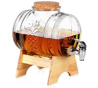 Distributeur de boisson avec robinet, distributeur en verre avec robinet et support, 3 l