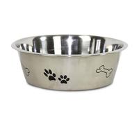 Vilde Ecuelle pour boire Ecuelle pour chiens en acier pour eau nourriture 24,5 cm 2,4l