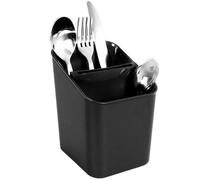 Vilde Égouttoir à couverts - Noir - 14 x 11 x 16 cm