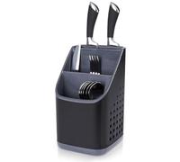Vilde – Égouttoir et organisateur de couverts – Noir design contemporain – Accessoires de cuisine