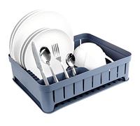 Vilde Égouttoir à Vaisselle Gris Style loft 39,8 x 31 x 12 cm