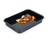 VILDE Émaillé Plat à four 35 5 x 24 cm - Acier émaillé facile à nettoyer compatible fours gaz et électriques