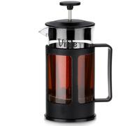 Vilde French Press Cafetière élégante avec verseuse en verre - Passoire fine en acier inoxydable pour boissons aromatiques - Poignée ergonomique et bec verseur anti-goutte - Verre résistant à la