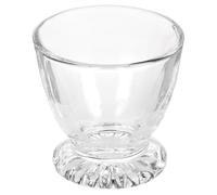 Vilde Lot de 12 coquetiers en verre transparent 5 x 5 cm - Porte-œufs classique - Passe au lave-vaisselle - Support à œufs stable pour le petit-déjeuner, la maison, la restauration
