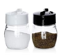 Vilde Lot de 2 salières et poivrières en verre