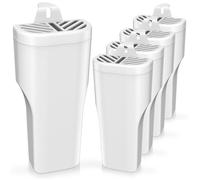 VILDE Lot de 5 humidificateurs pour radiateur - Plastique blanc, design compact, sans électricité