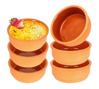VILDE Lot de 6 bols en grès 12x4 cm - Résistants à la chaleur, émaillés, compatibles four, micro-ondes et lave-vaisselle.