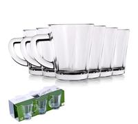 Vilde Lot de 6 verres à expresso avec anse 70 ml