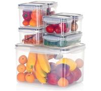 Vilde Lot de 7 récipients alimentaires de cuisine avec couvercle et joint - Boîte de conservation alimentaire