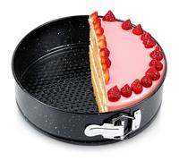 VILDE Moule à Gâteau Rond 24 cm - Acier au carbone - revêtement granit - fond extractible