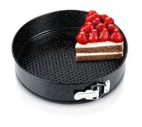 VILDE Moule à Gâteau Rond 28 cm - Acier au carbone - revêtement granit - fond extractible