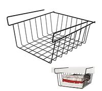 Vilde Panier Suspendu Panier Suspendu Panier de Rangement Panier de Rangement Organisateur à Suspendre en métal Noir 27,5 cm